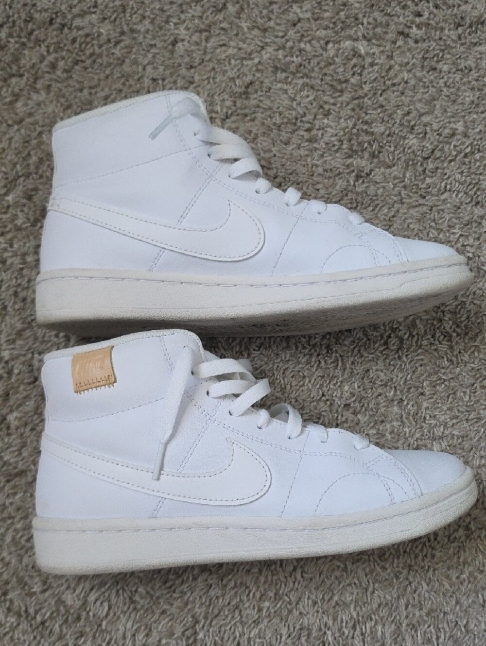Nike White High-Top Sneakers